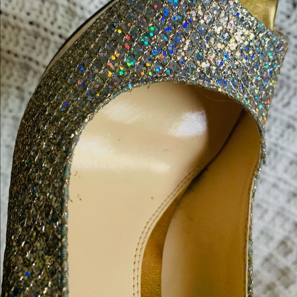 Enzo Angiolini Easully Silver Gold Formal Heels - Picture 12 of 13